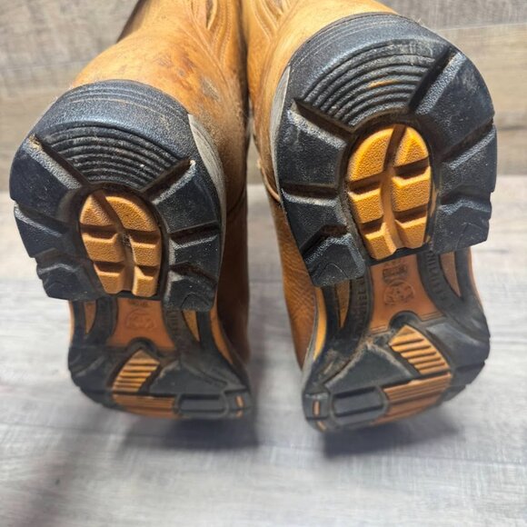 Ariat Brown Leather Workboot Men's Size 11.5 - Picture 4 of 7